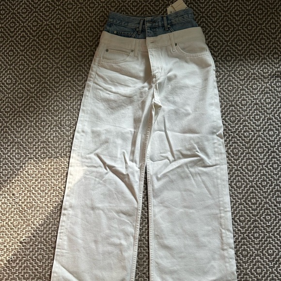 Sandro two tone Denim Jeans - Picture 1 of 5